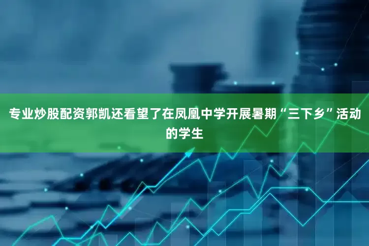专业炒股配资郭凯还看望了在凤凰中学开展暑期“三下乡”活动的学生